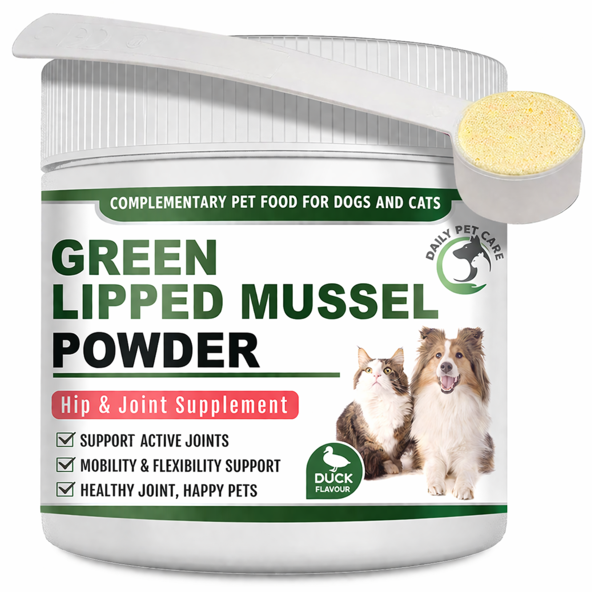 Dog Joint Supplement Powder UK – Green Lipped Mussel for Dogs with Glucosamine MSM & Chondroitin, Mobility & Joint Support for Dogs & Cats