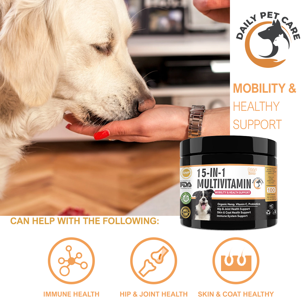 15-in-1 Multivitamin Chews for Dogs