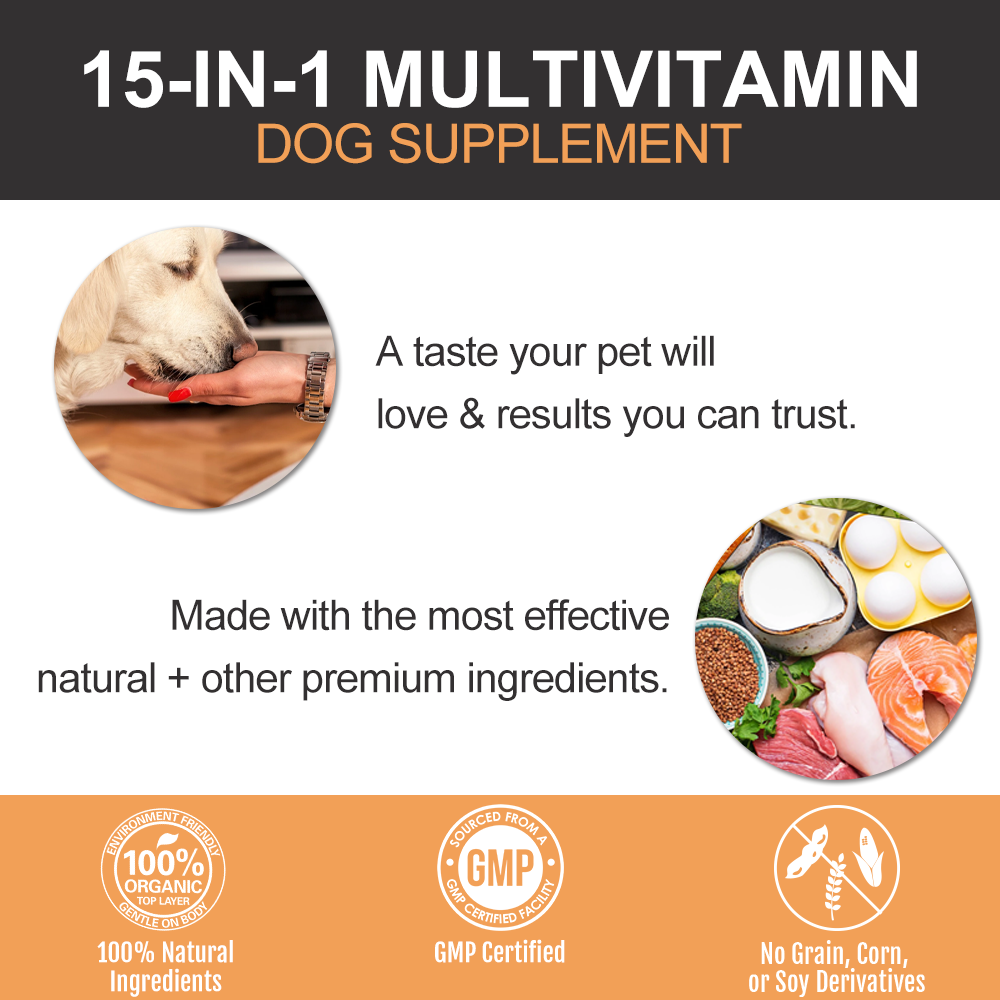15-in-1 Multivitamin Chews for Dogs
