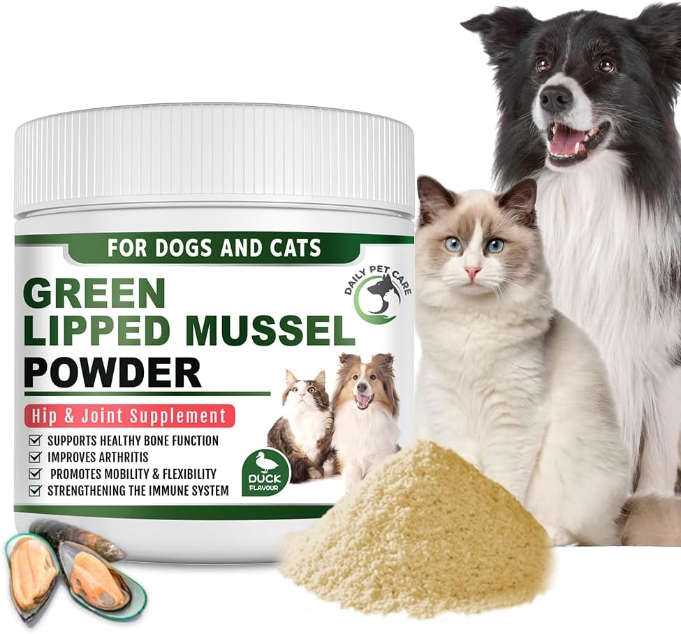 Green Lipped Mussel Powder for Dogs & Cats