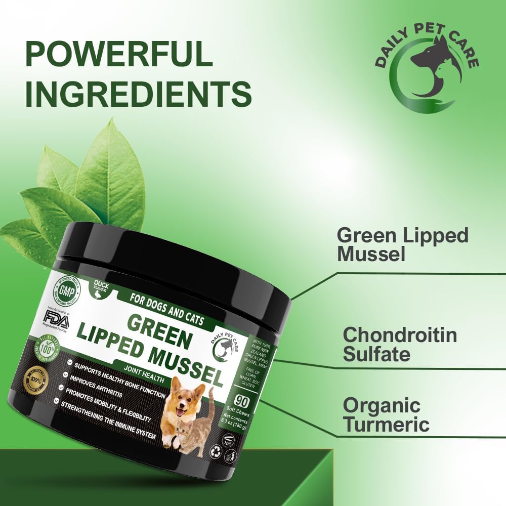 Green Lipped Mussel Chews for Dogs & Cats