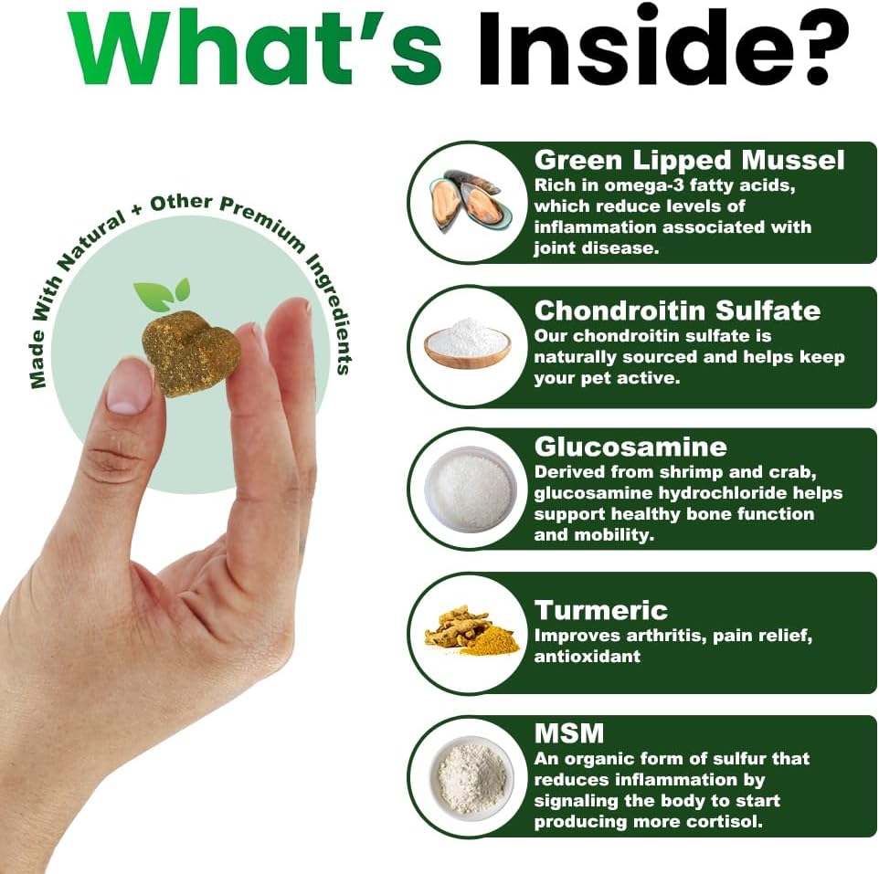 Green Lipped Mussel Chews for Dogs & Cats