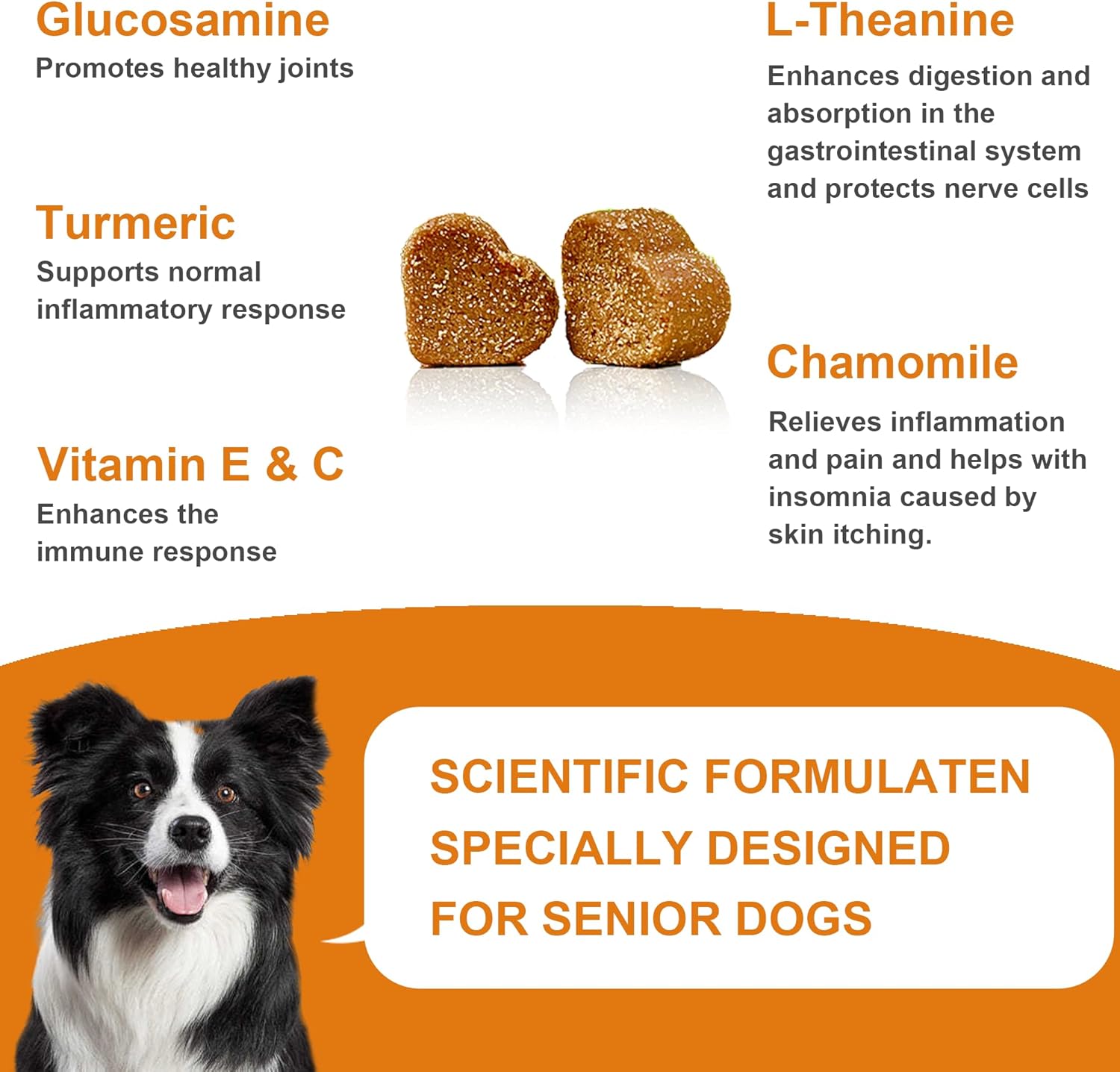 Senior Dog Joint Support Chews – Duck Flavour