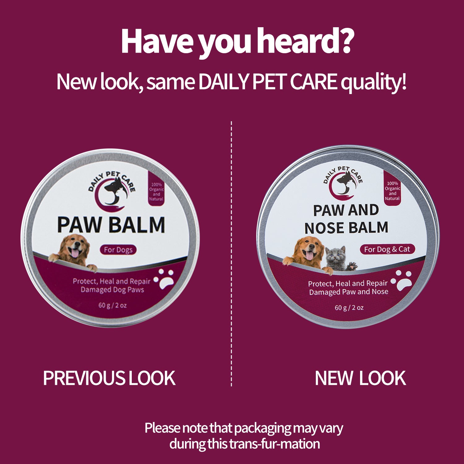 Paw & Nose Balm for Dogs & Cats – Natural Daily Care