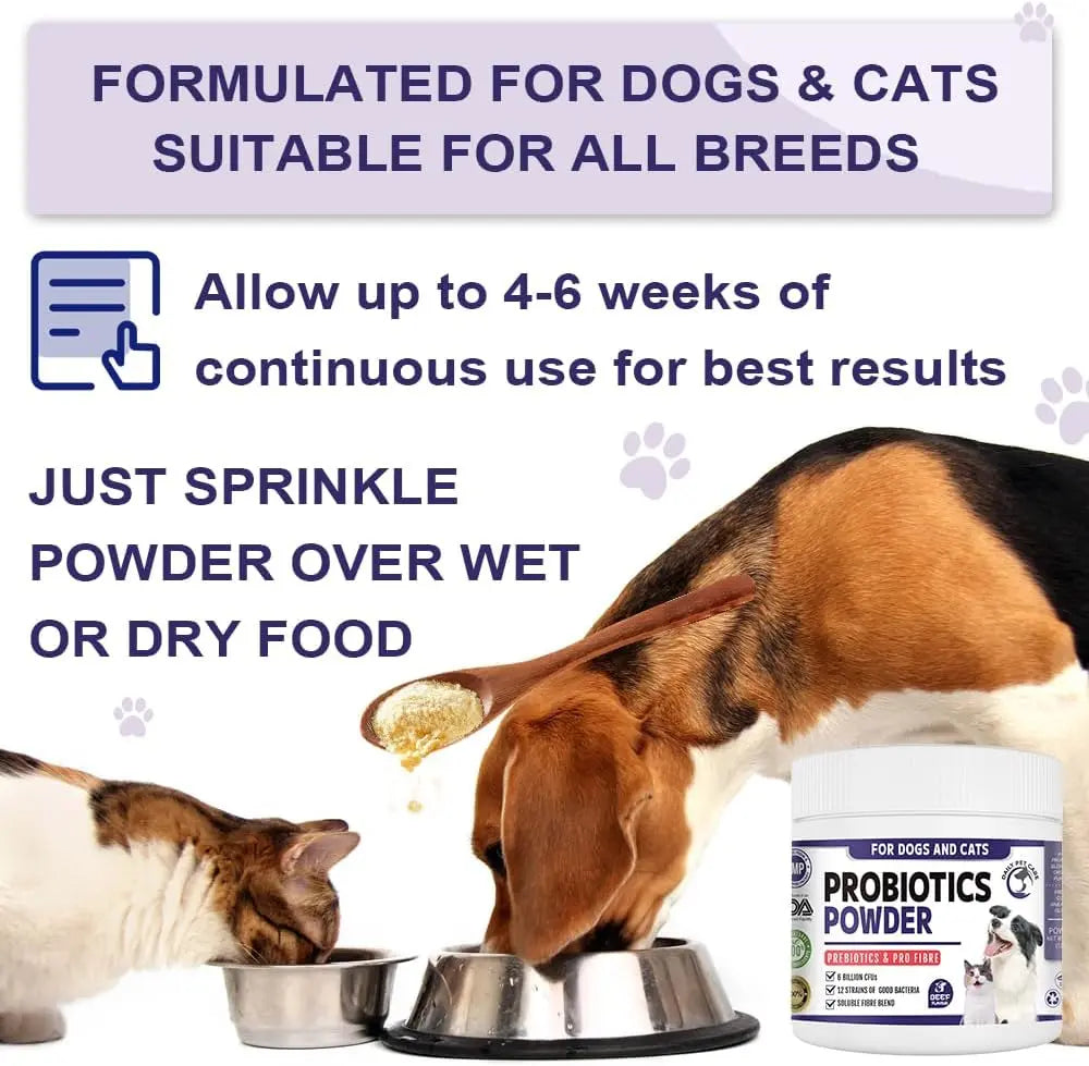 Probiotic supplement for dogs and cats UK daily digestive support