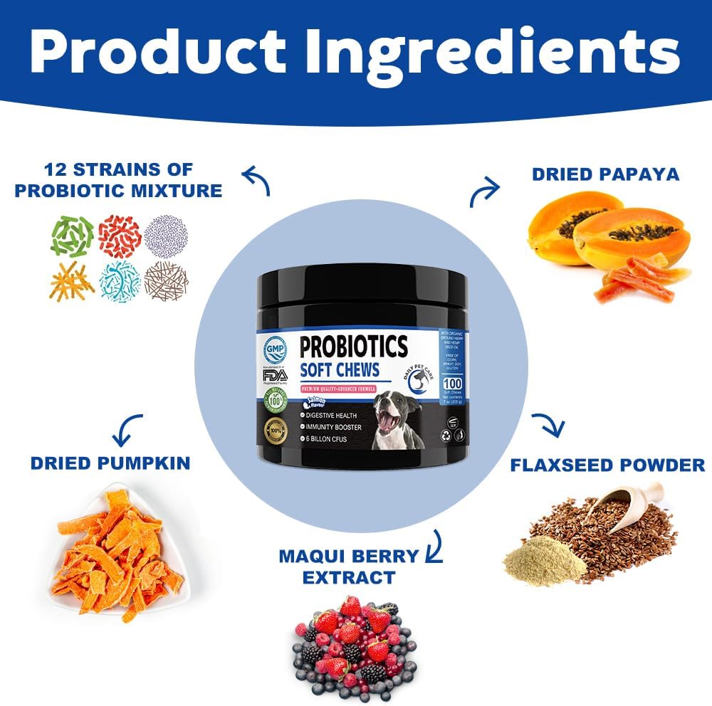 Probiotics Chews for Dogs – Salmon Flavour