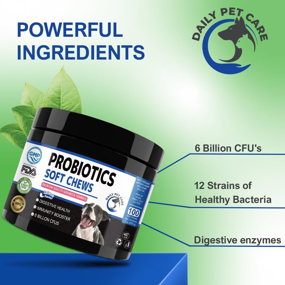 Probiotics Chews for Dogs – Salmon Flavour