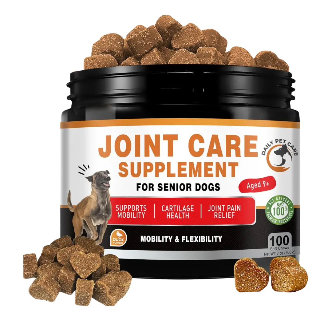 Senior Dog Joint Support Chews with Glucosamine & Green Lipped Mussel – DailyPetCare UK