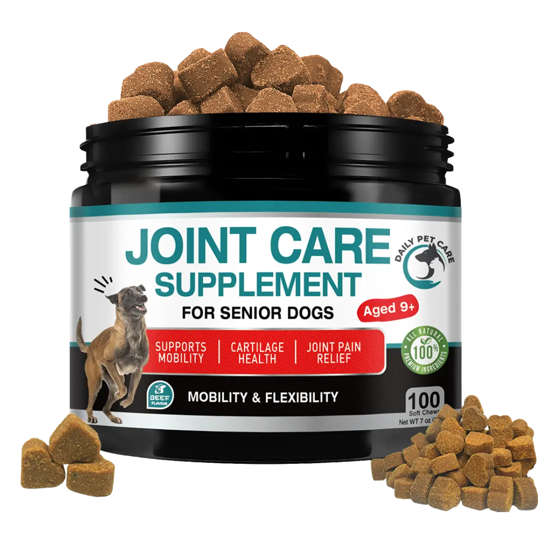 Senior Dog Joint Support Chews with Glucosamine & Green Lipped Mussel – DailyPetCare UK