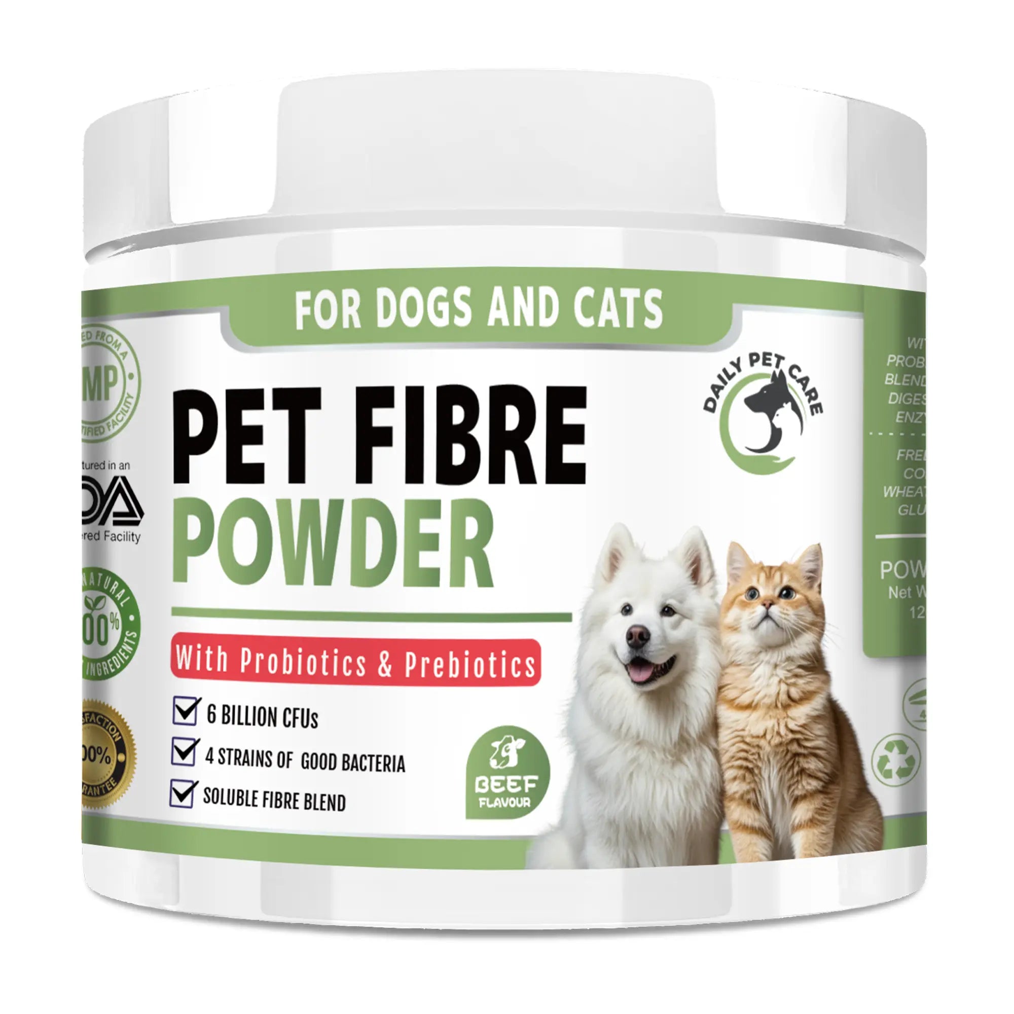 Dog and cat probiotic powder UK gut health and daily digestion support
