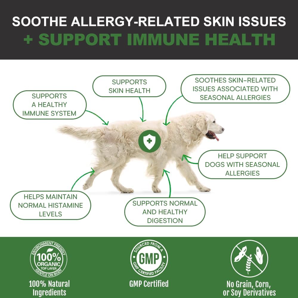 Allergy Support Chews for Dogs – Salmon Flavor