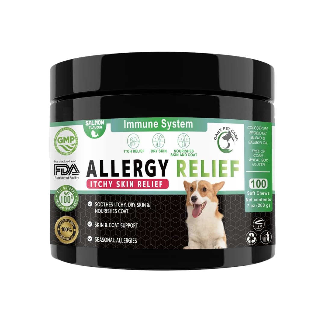 Allergy Support Chews for Dogs – Salmon Flavor