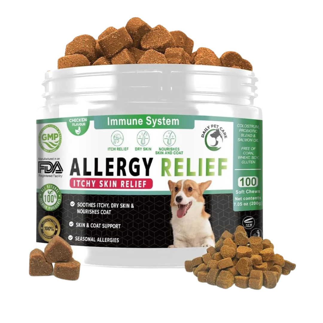 Allergy & Skin Support Chews for Dogs – Chicken Flavor