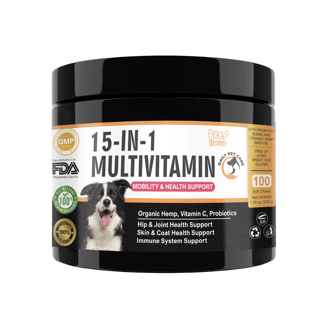 15-in-1 Multivitamin Chews for Dogs